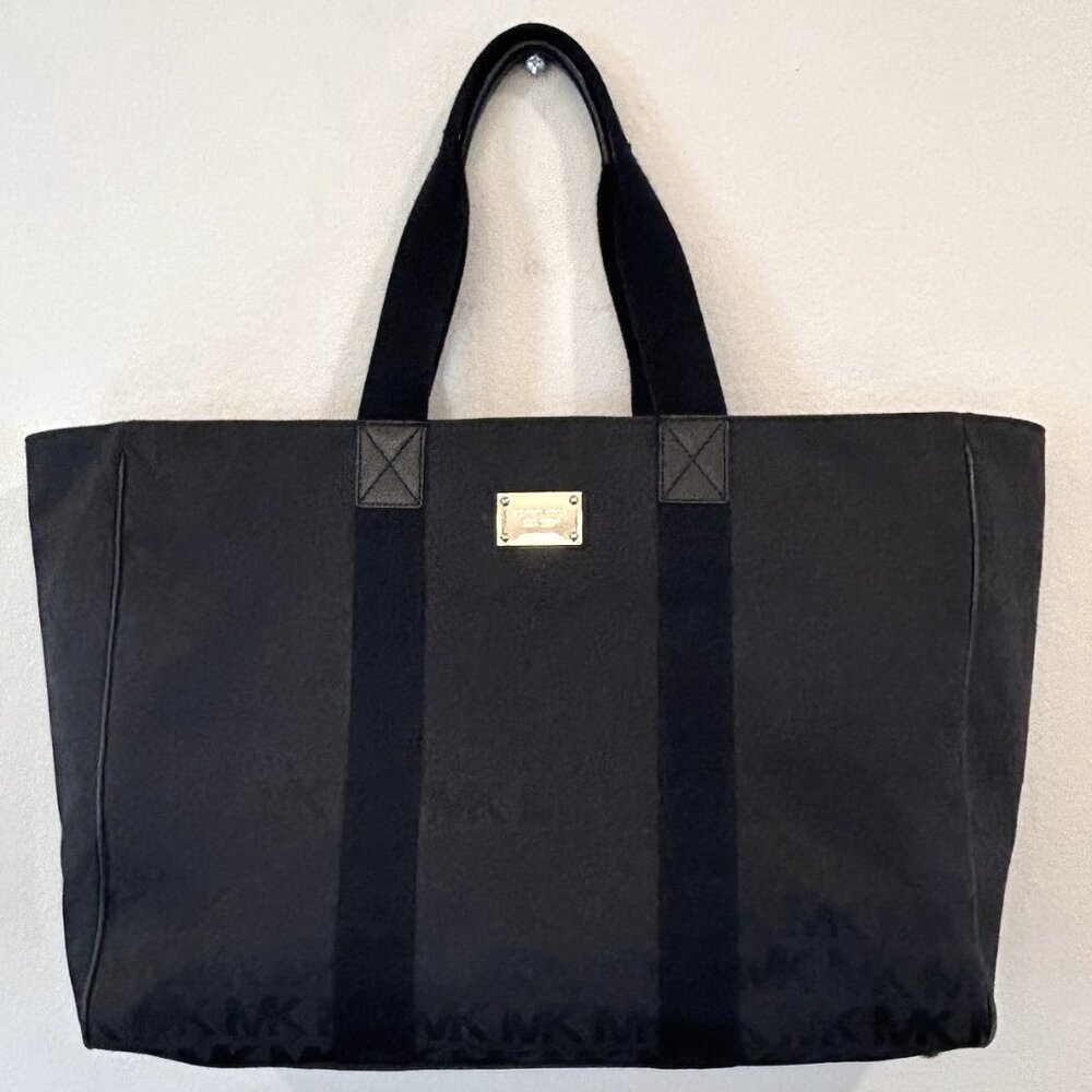 MICHAEL Michael Kors large black tote bag